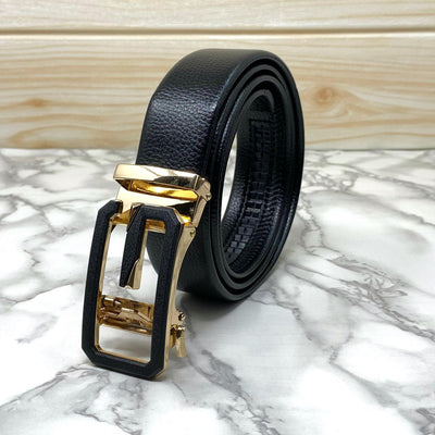 Single G Shape Fashionable Formal Belt For Men-UniqueandClassy