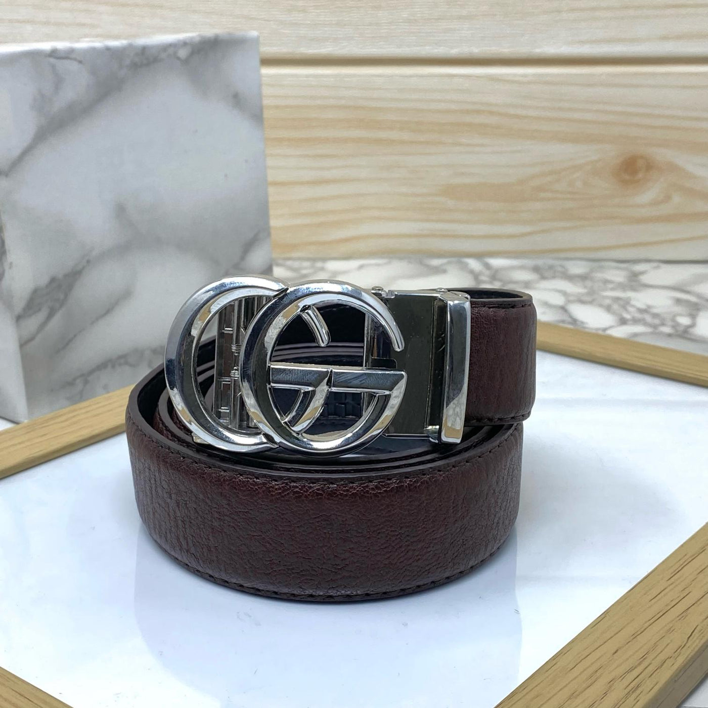 GG Design Adjustable Auto Lock Belt For Men-UniqueandClassy