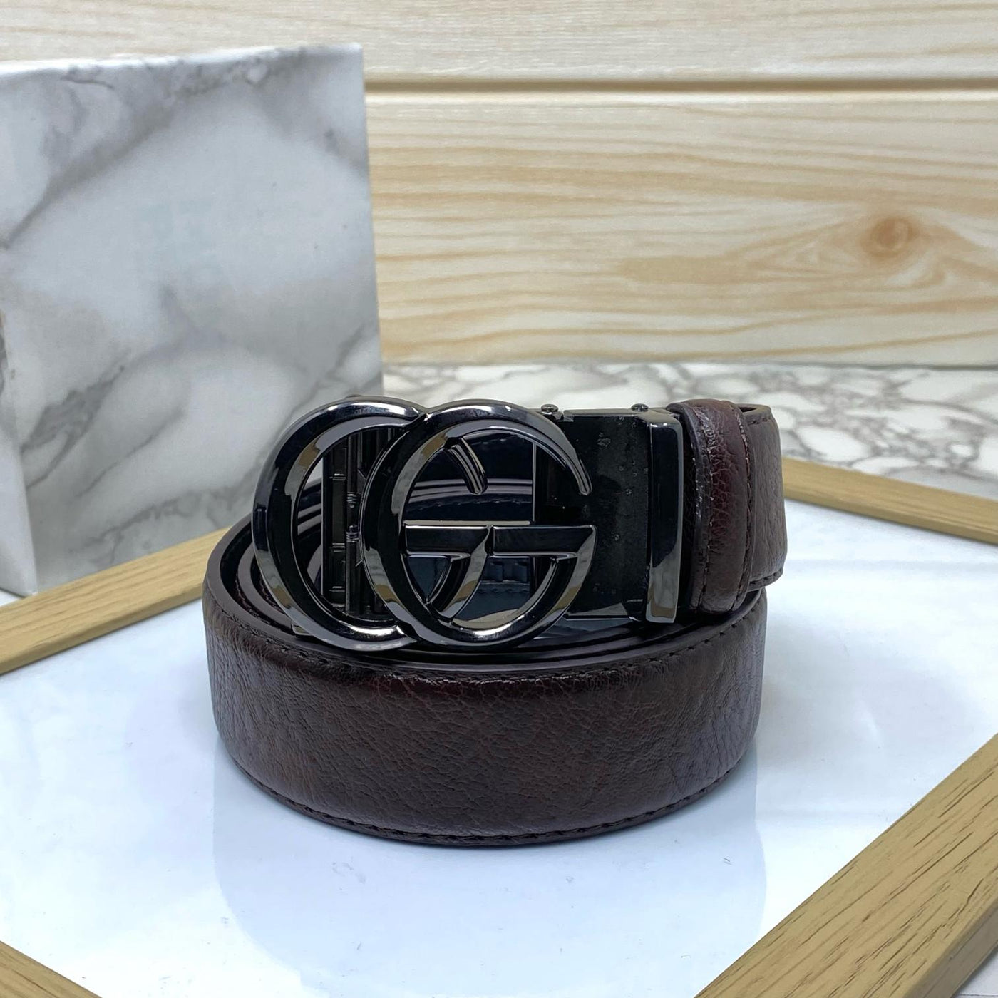 GG Design Adjustable Auto Lock Belt For Men-UniqueandClassy