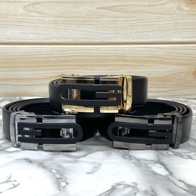 Fashionable Auto Lock Formal Belt With Adjustable Feature-UniqueandClassy