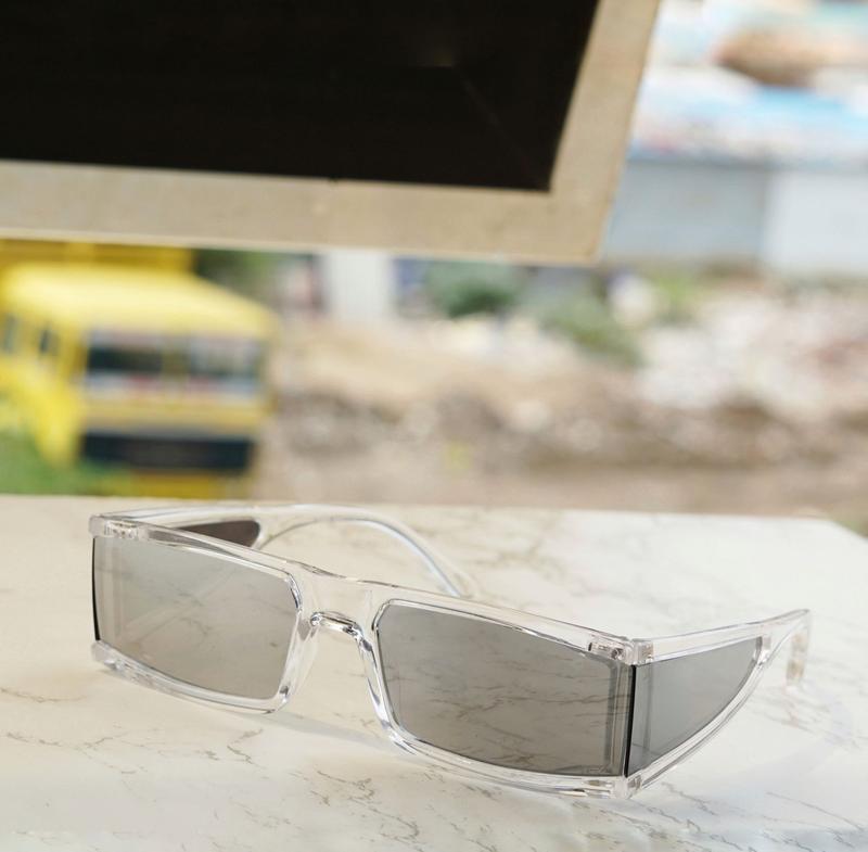 Robotics Mirror Edition Slit Sunglasses For Men And Women-Unique and Classy