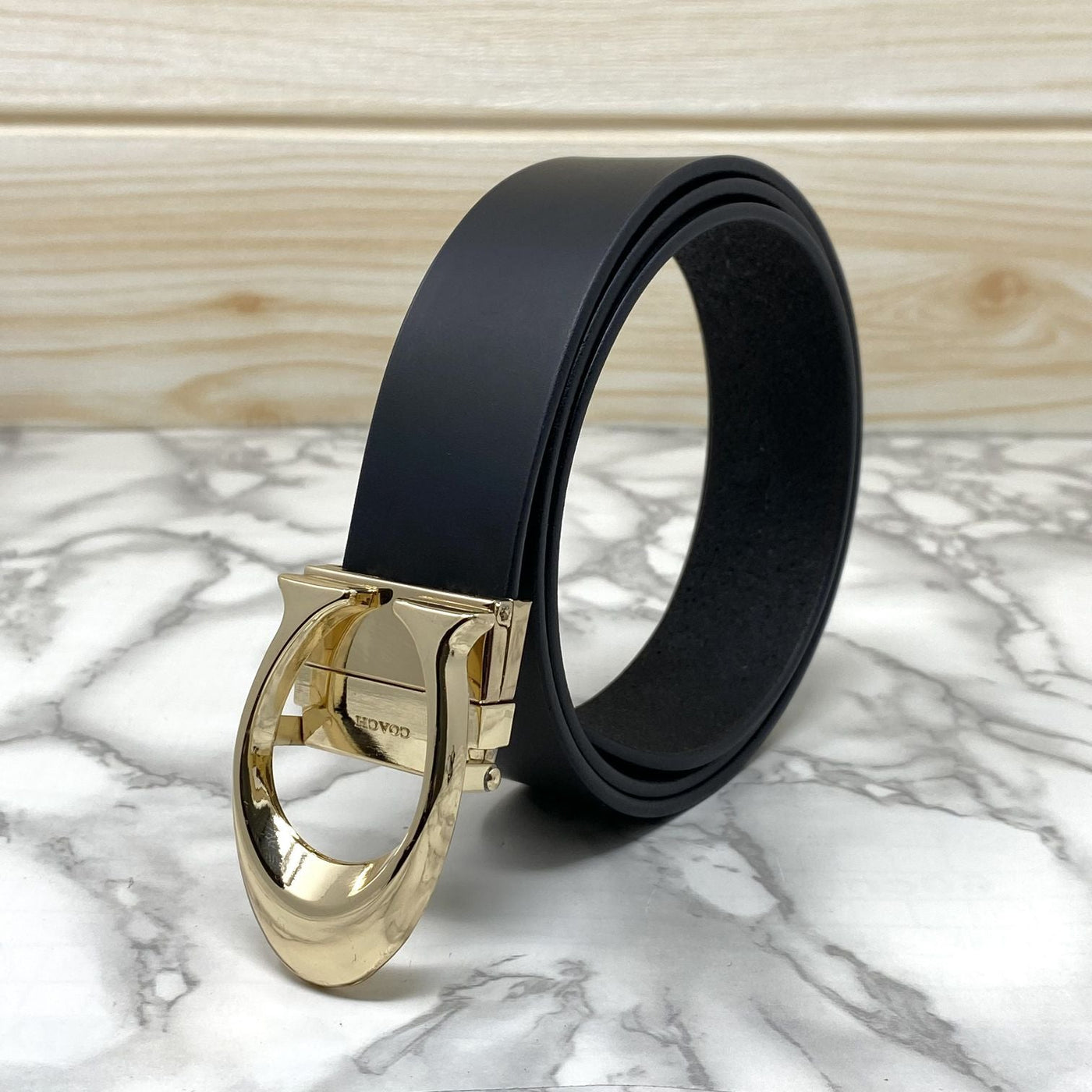 Classy Curve C Design Casual  Genuine Leather Belt-UniqueandClassy