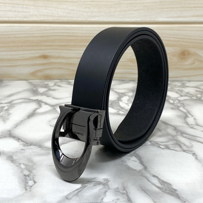 Classy Curve C Design Casual  Genuine Leather Belt-UniqueandClassy