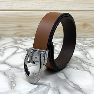 Classy Curve C Design Casual  Genuine Leather Belt-UniqueandClassy