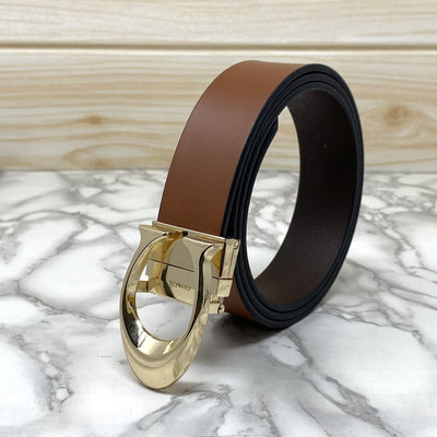 Classy Curve C Design Casual  Genuine Leather Belt-UniqueandClassy