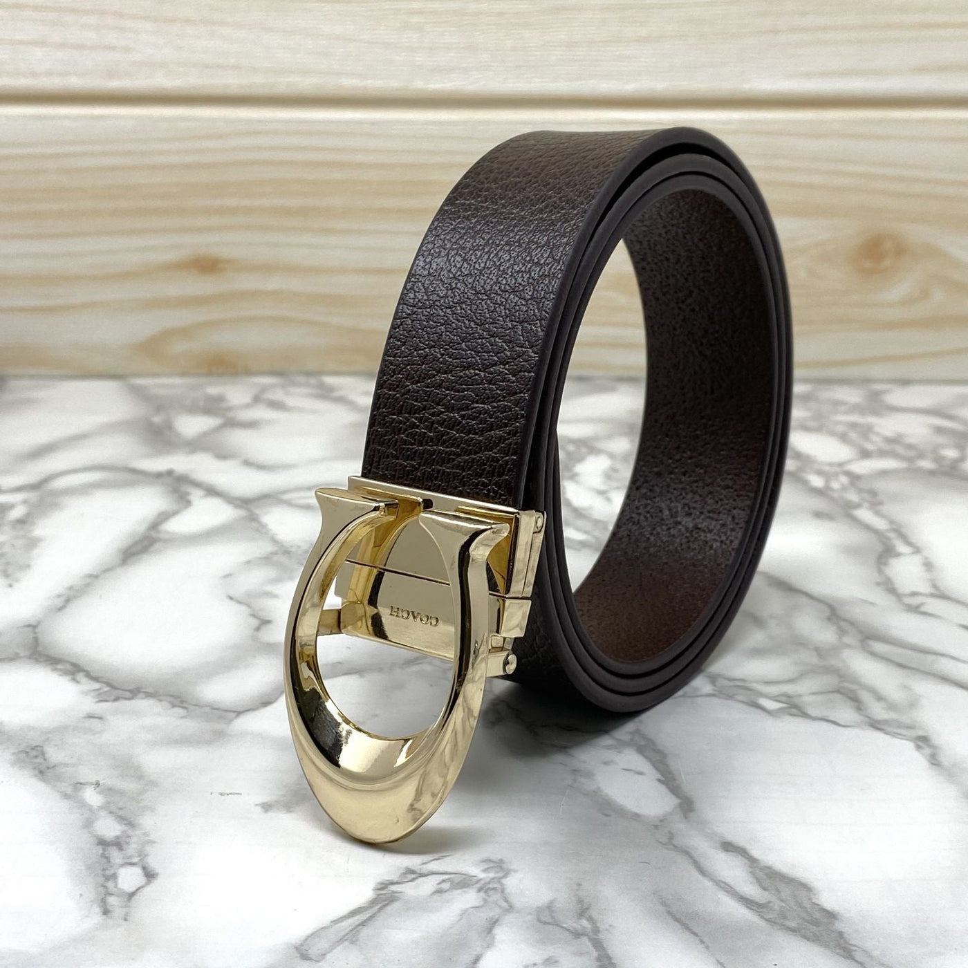 Classy Curve C Design Casual  Genuine Leather Belt-UniqueandClassy