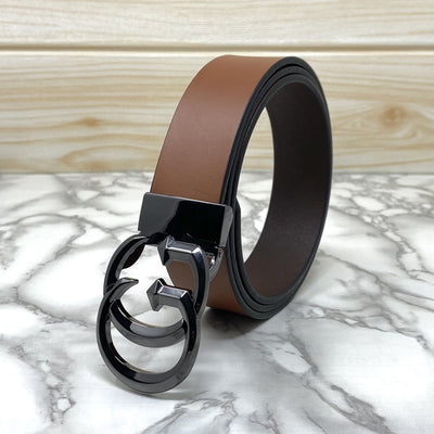 Stylish New Arrival GG Letter Pure Leather Belt-UniqueandClassy