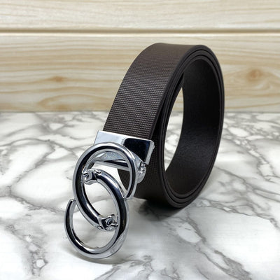 Classic Jaguar Design Leather Strap Belt-UniqueandClassy