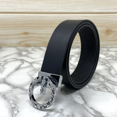 Premium Shiny G-letter Design Formal Leather Belt-UniqueandClassy