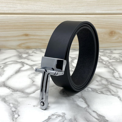 T-Shape Formal and Casual Leather Strap Belt-UniqueandClassy