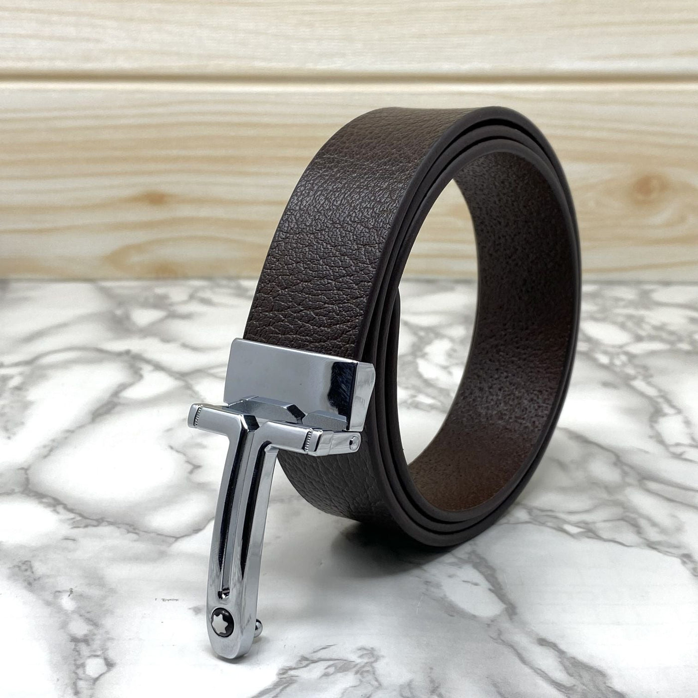 T-Shape Formal and Casual Leather Strap Belt-UniqueandClassy