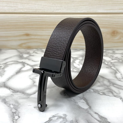 T-Shape Formal and Casual Leather Strap Belt-UniqueandClassy