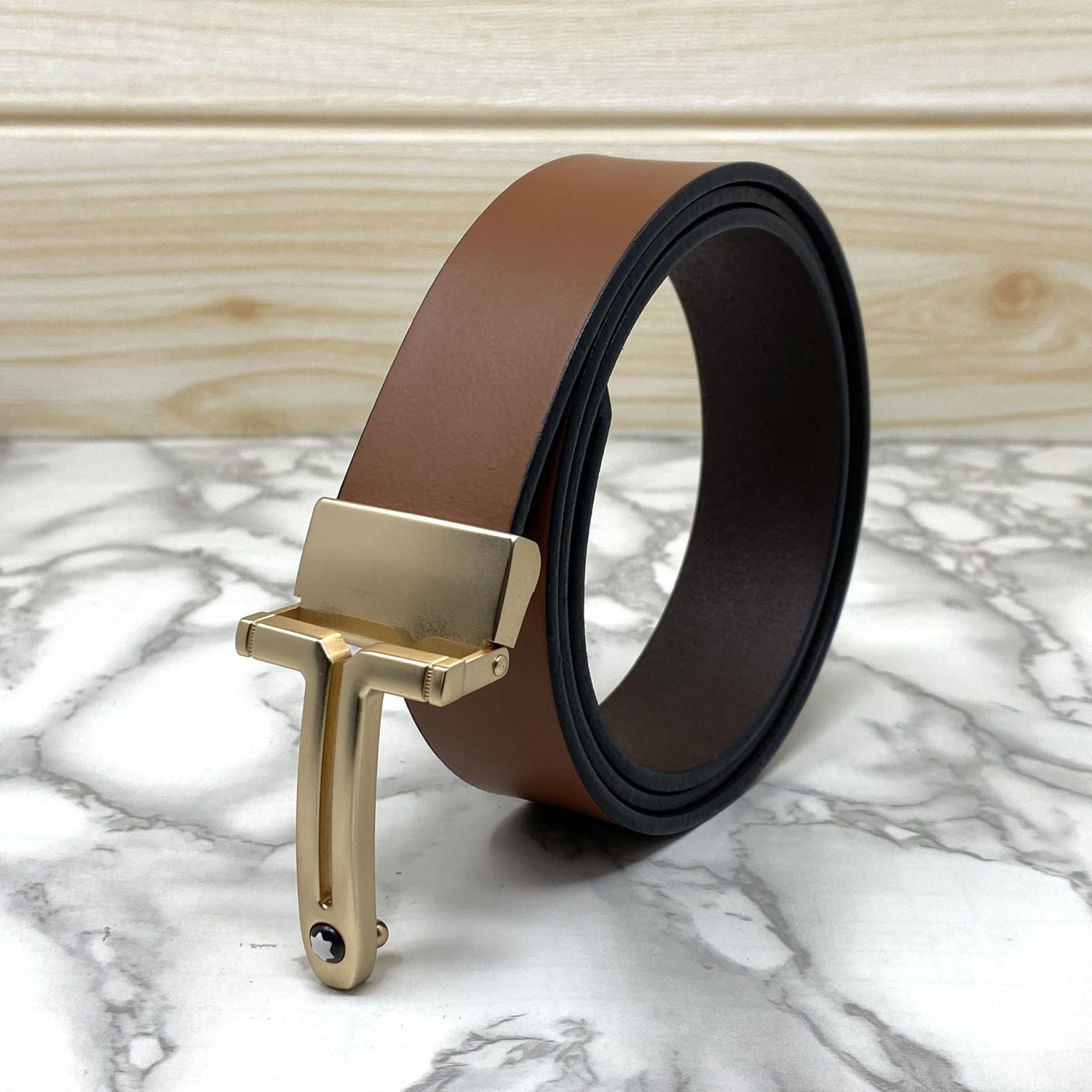 T-Shape Formal and Casual Leather Strap Belt-UniqueandClassy