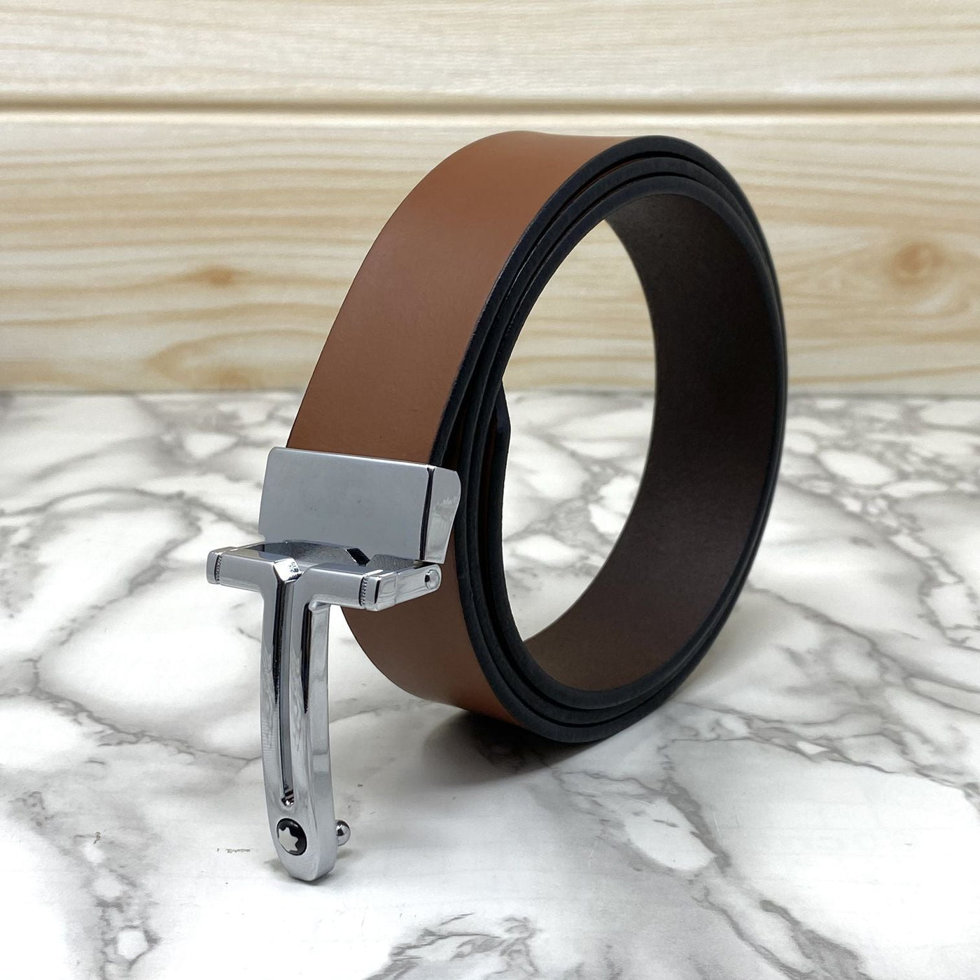 T-Shape Formal and Casual Leather Strap Belt-UniqueandClassy