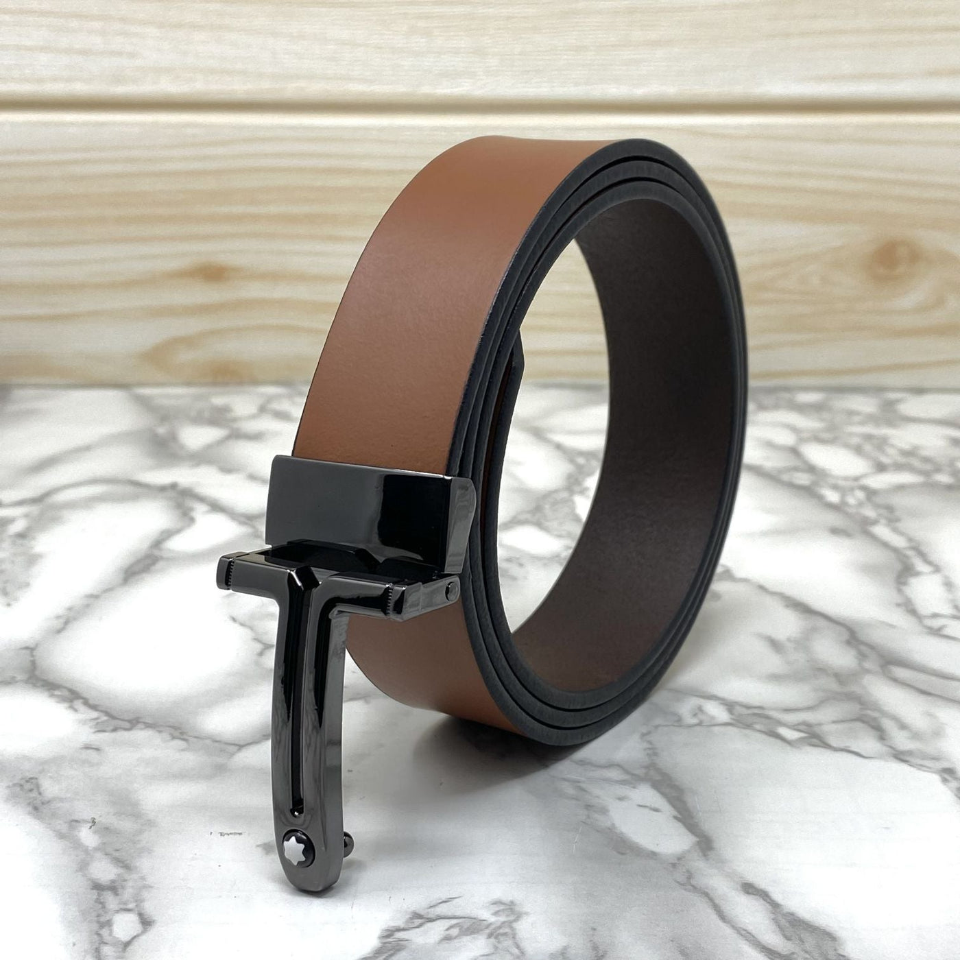 T-Shape Formal and Casual Leather Strap Belt-UniqueandClassy