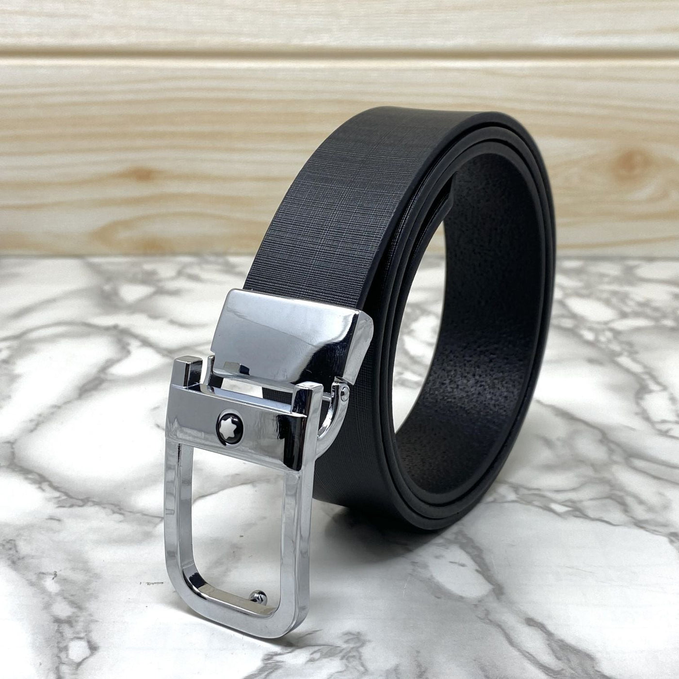 Casual U-Shape Leather Strap Belt For Men-UniqueandClassy