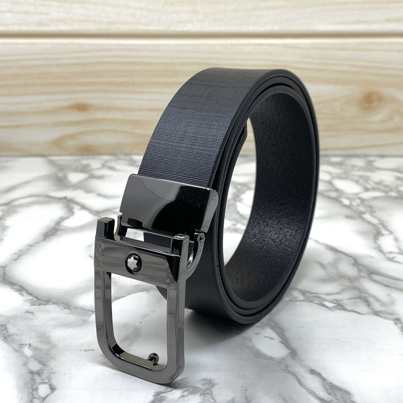 Casual U-Shape Leather Strap Belt For Men-UniqueandClassy