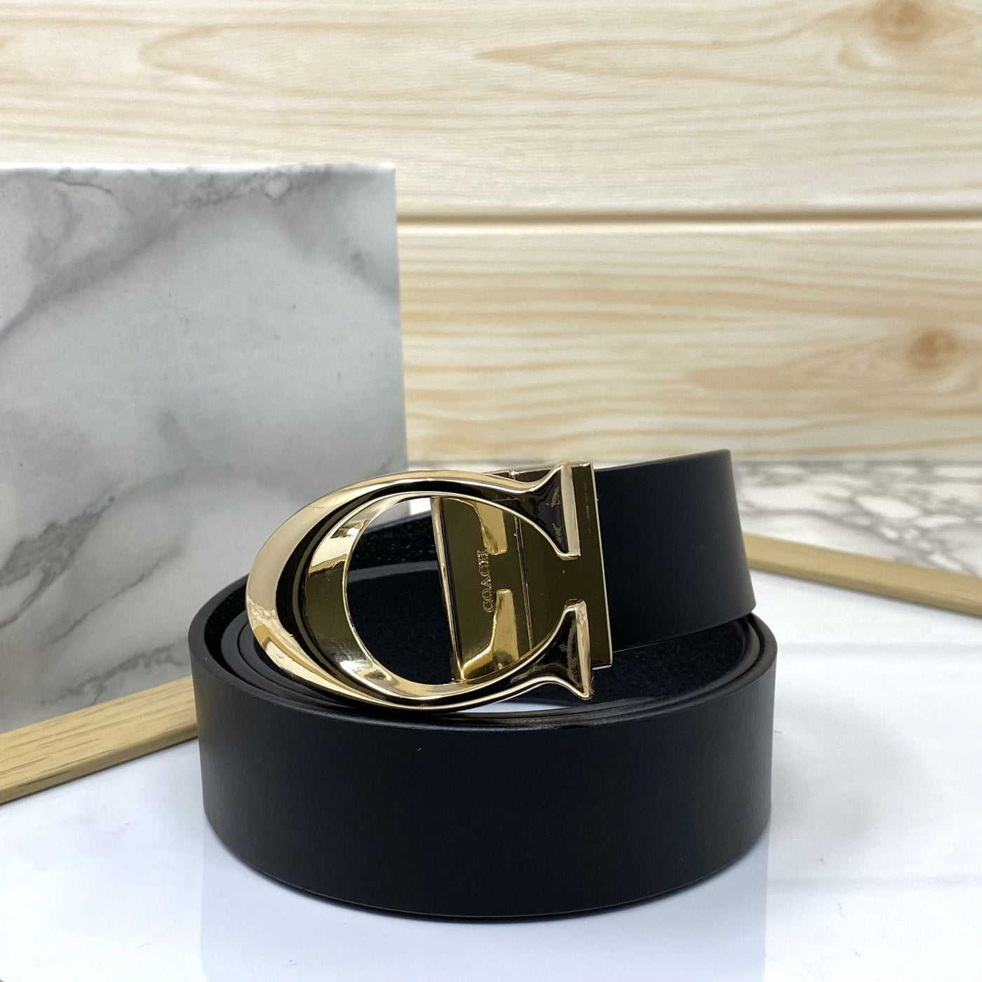 Classy Curve C Design Casual  Genuine Leather Belt-UniqueandClassy