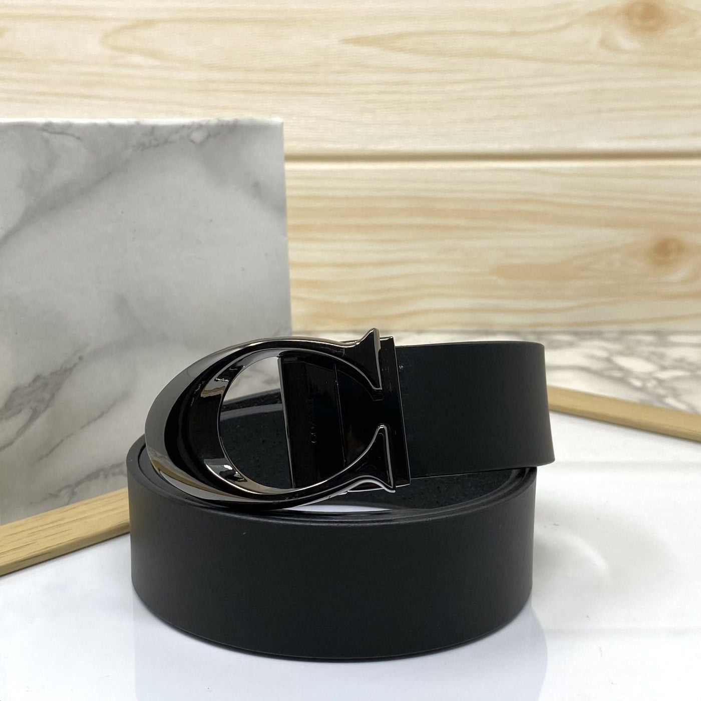 Classy Curve C Design Casual  Genuine Leather Belt-UniqueandClassy