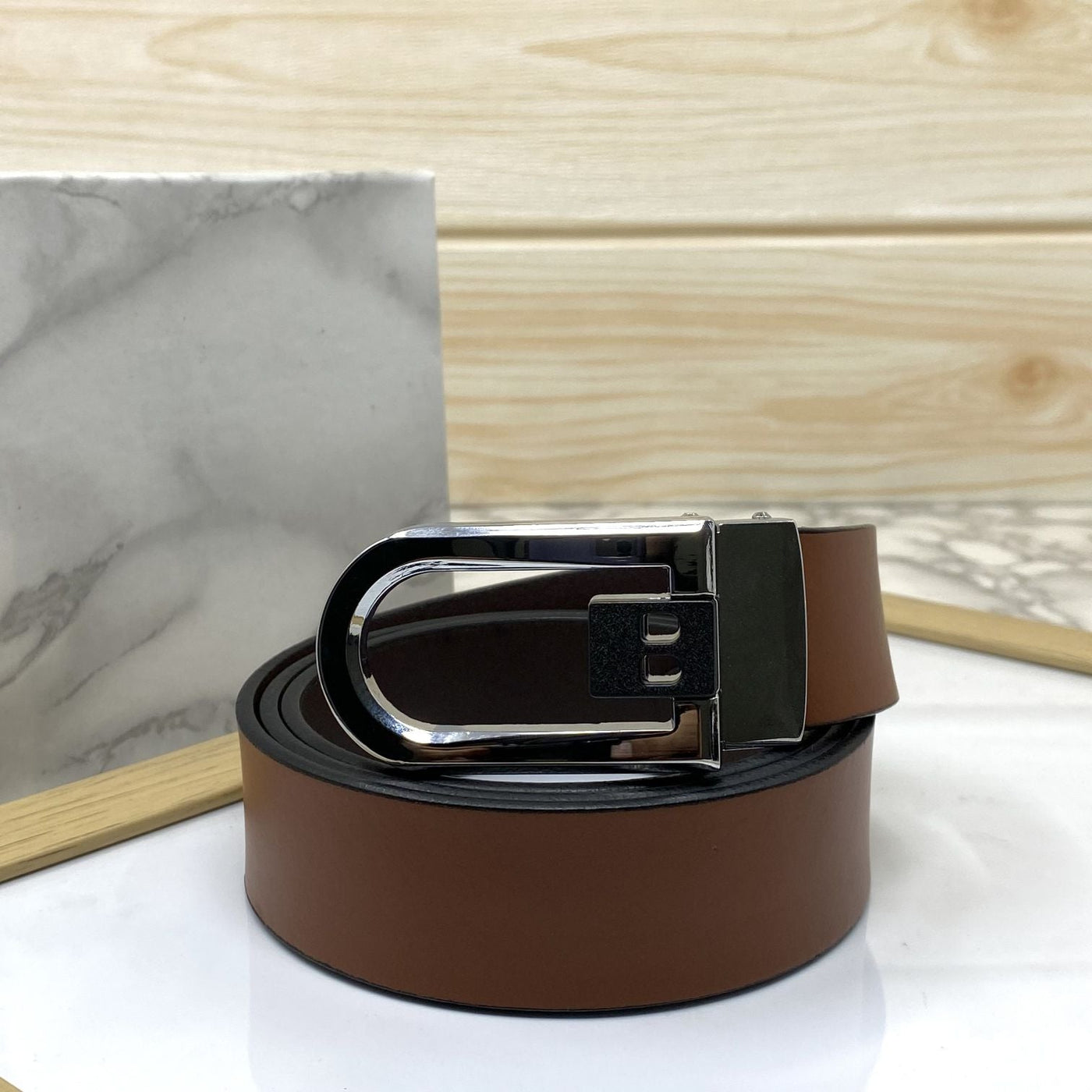 Stylish Design Men Formal Genuine Leather Belt-UniqueandClassy