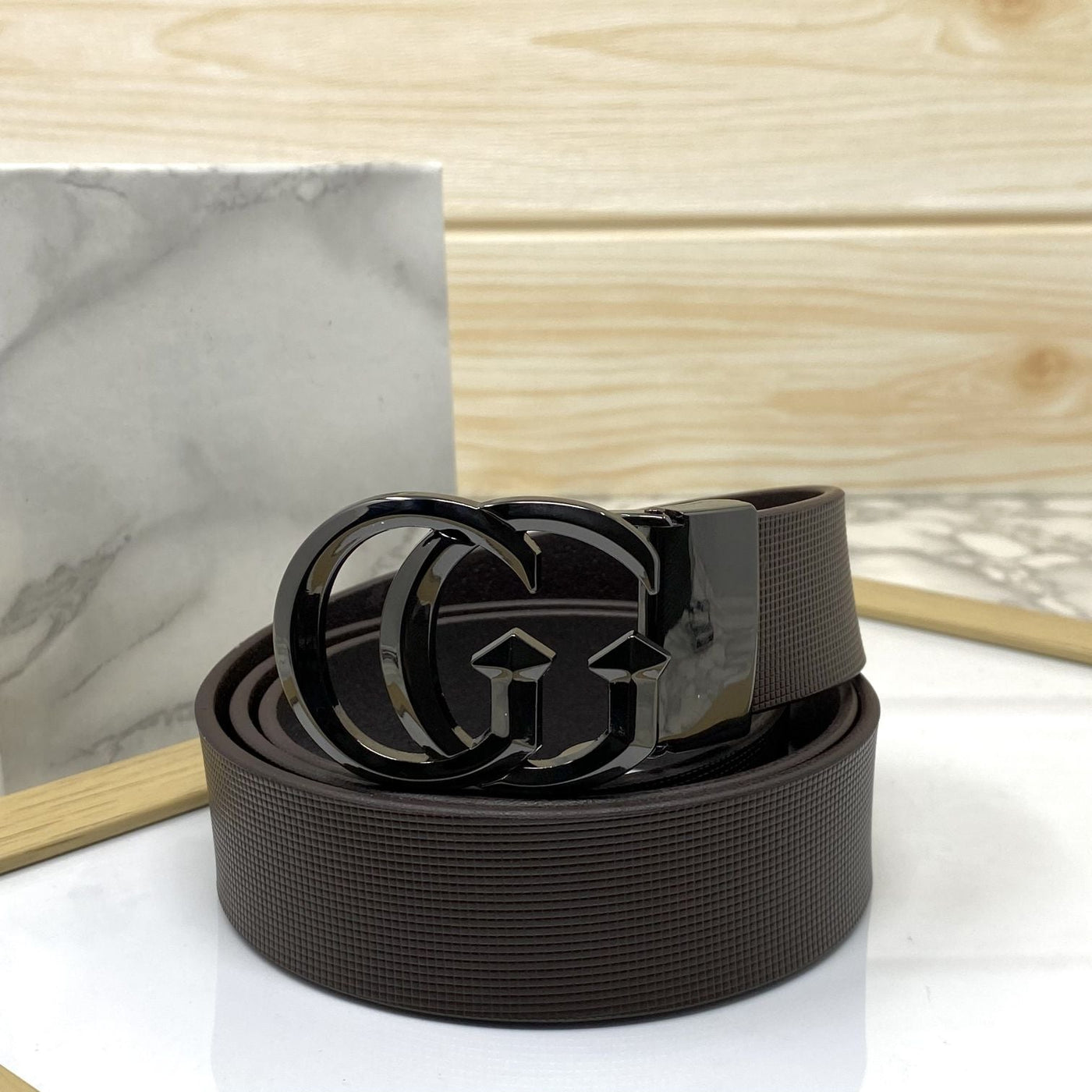 Stylish New Arrival GG Letter Pure Leather Belt-UniqueandClassy