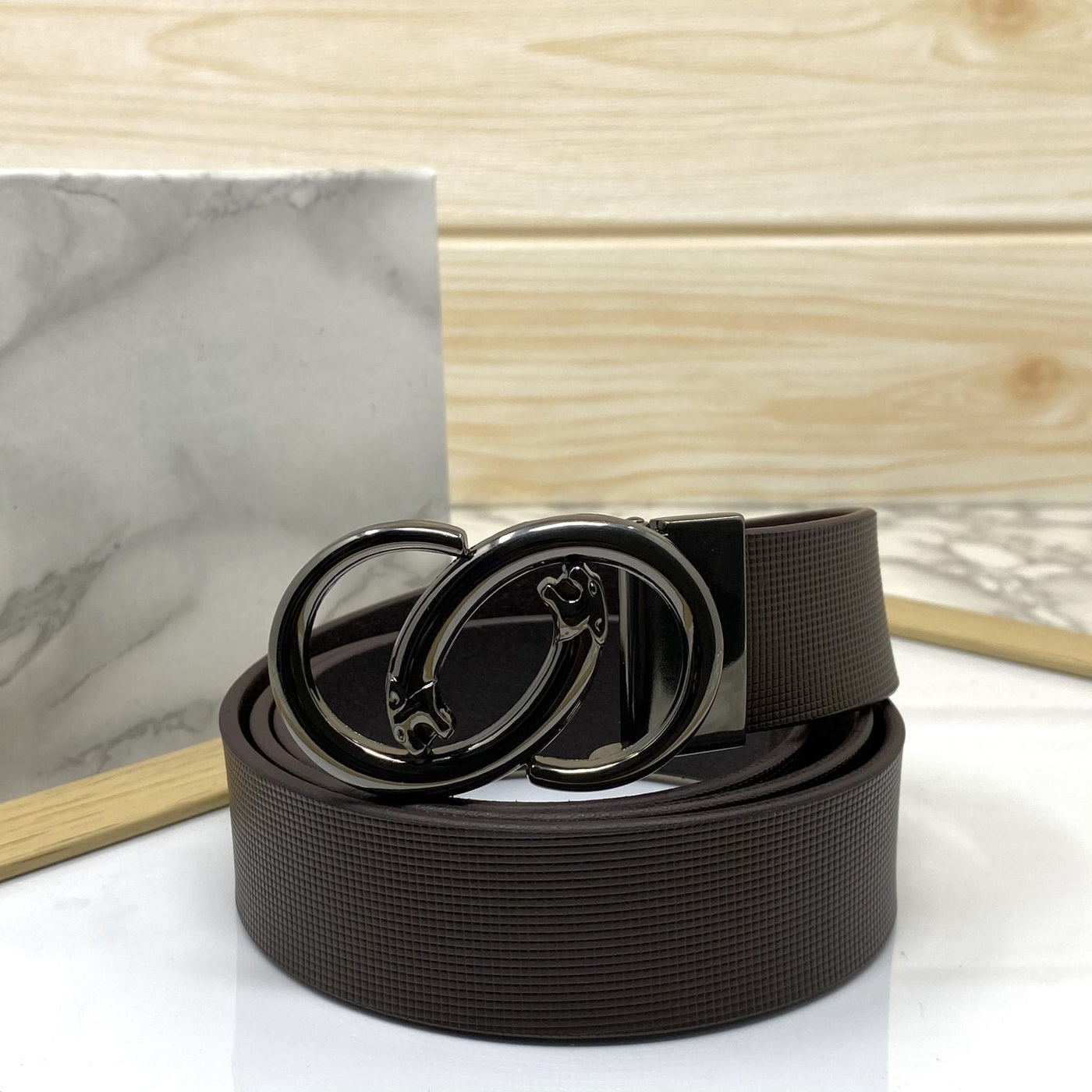 Classic Jaguar Design Leather Strap Belt-UniqueandClassy