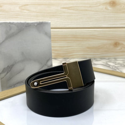 T-Shape Formal and Casual Leather Strap Belt-UniqueandClassy