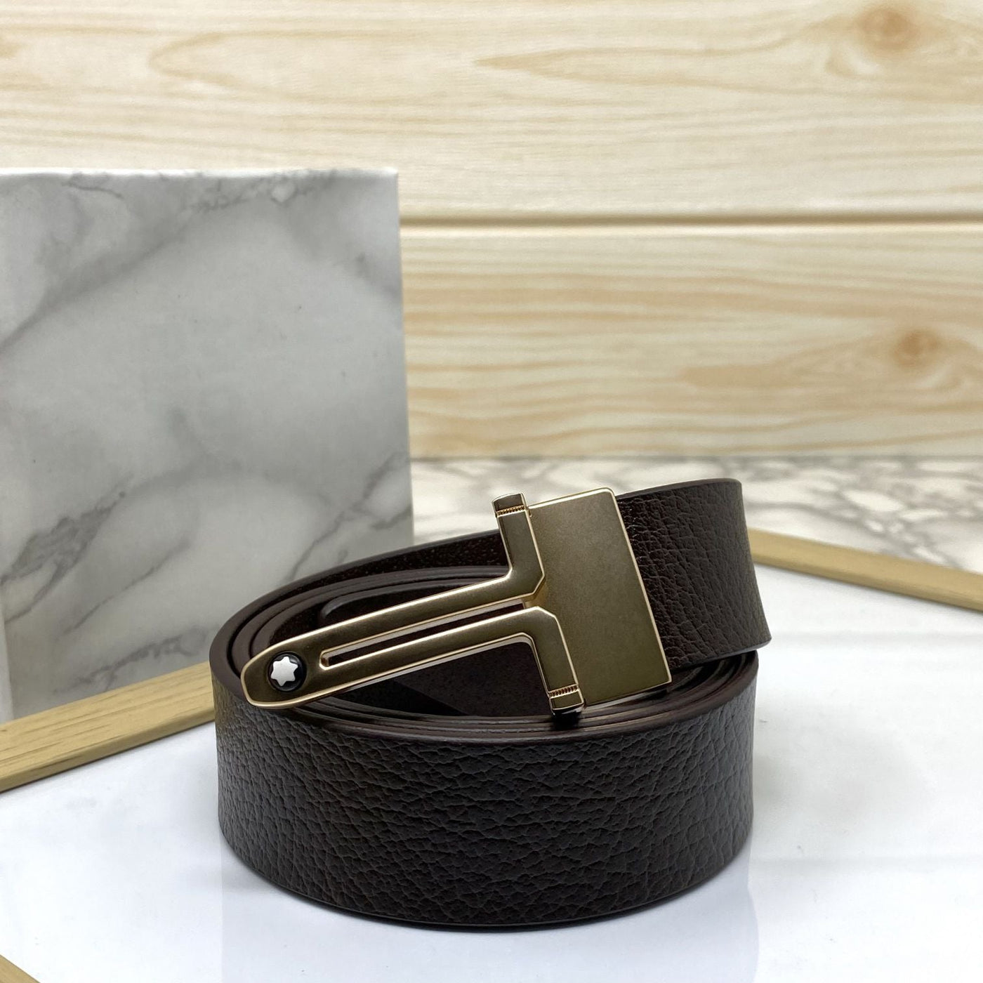 T-Shape Formal and Casual Leather Strap Belt-UniqueandClassy