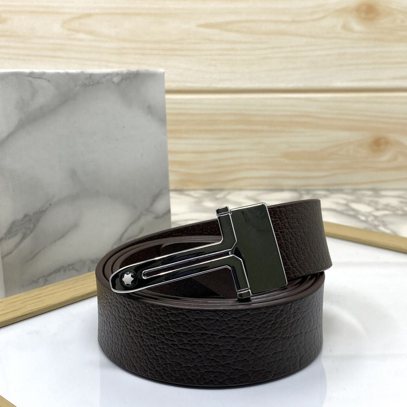 T-Shape Formal and Casual Leather Strap Belt-UniqueandClassy