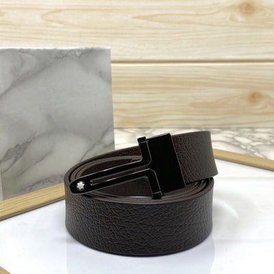 T-Shape Formal and Casual Leather Strap Belt-UniqueandClassy