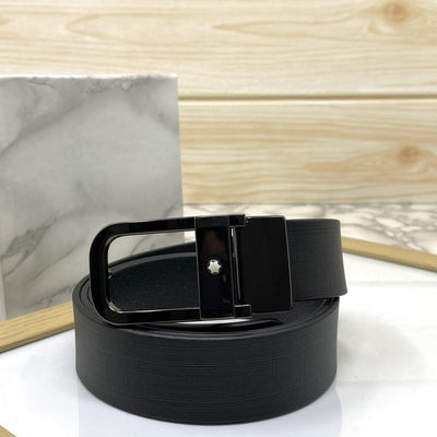 Casual U-Shape Leather Strap Belt For Men-UniqueandClassy