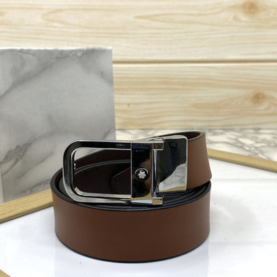 Casual U-Shape Leather Strap Belt For Men-UniqueandClassy