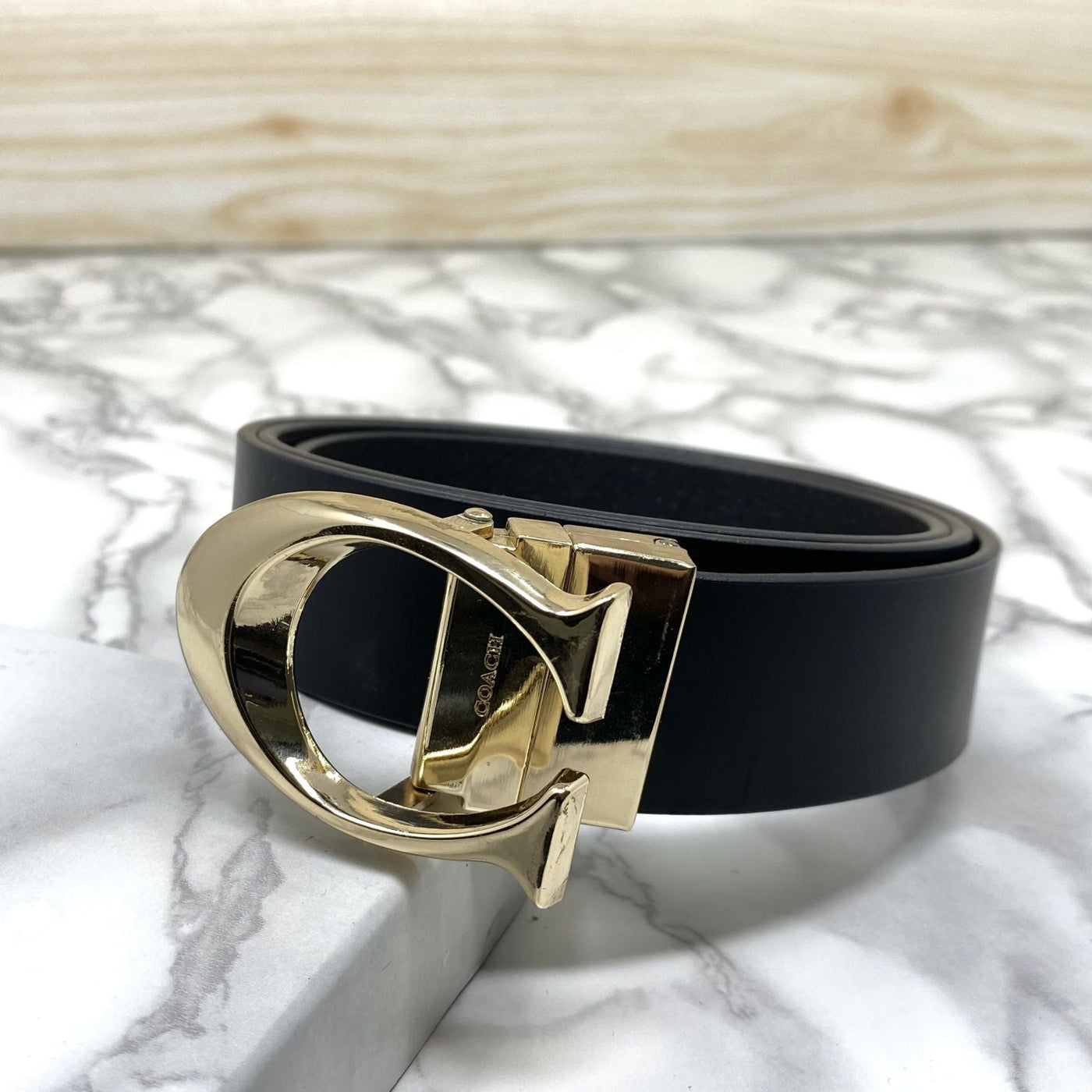 Classy Curve C Design Casual  Genuine Leather Belt-UniqueandClassy