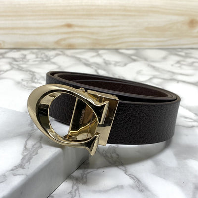 Classy Curve C Design Casual  Genuine Leather Belt-UniqueandClassy