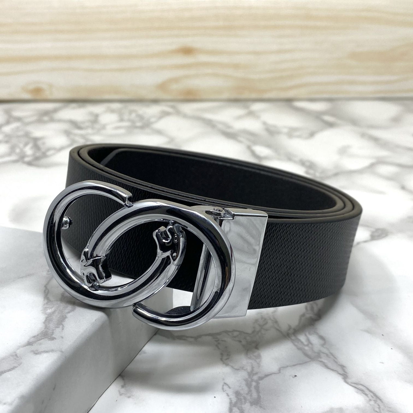 Classic Jaguar Design Leather Strap Belt-UniqueandClassy