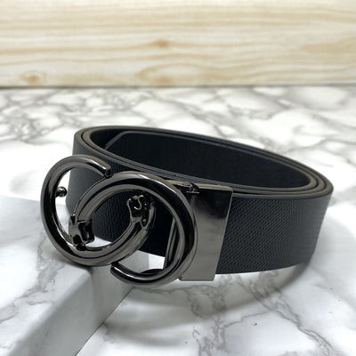 Classic Jaguar Design Leather Strap Belt-UniqueandClassy