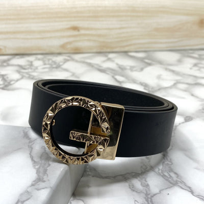 Premium Shiny G-letter Design Formal Leather Belt-UniqueandClassy