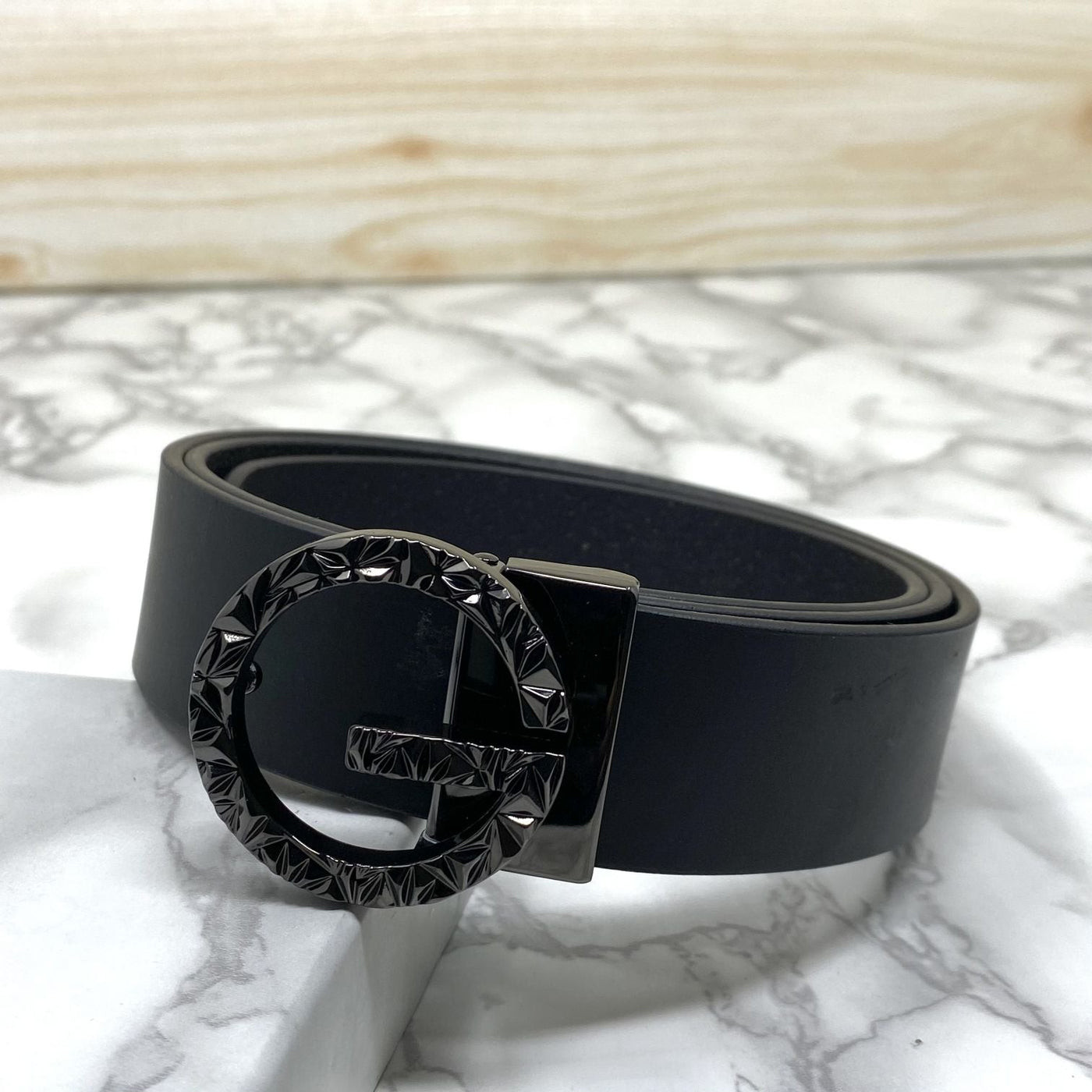 Premium Shiny G-letter Design Formal Leather Belt-UniqueandClassy