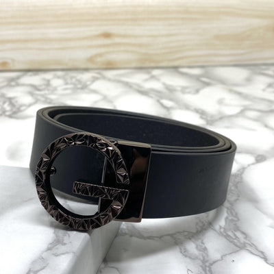 Premium Shiny G-letter Design Formal Leather Belt-UniqueandClassy