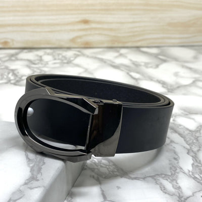 Signature C Logo Leather Belt For Unisex-UniqueandClassy