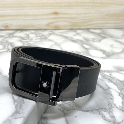 Casual U-Shape Leather Strap Belt For Men-UniqueandClassy