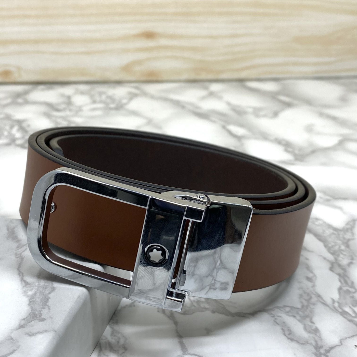 Casual U-Shape Leather Strap Belt For Men-UniqueandClassy