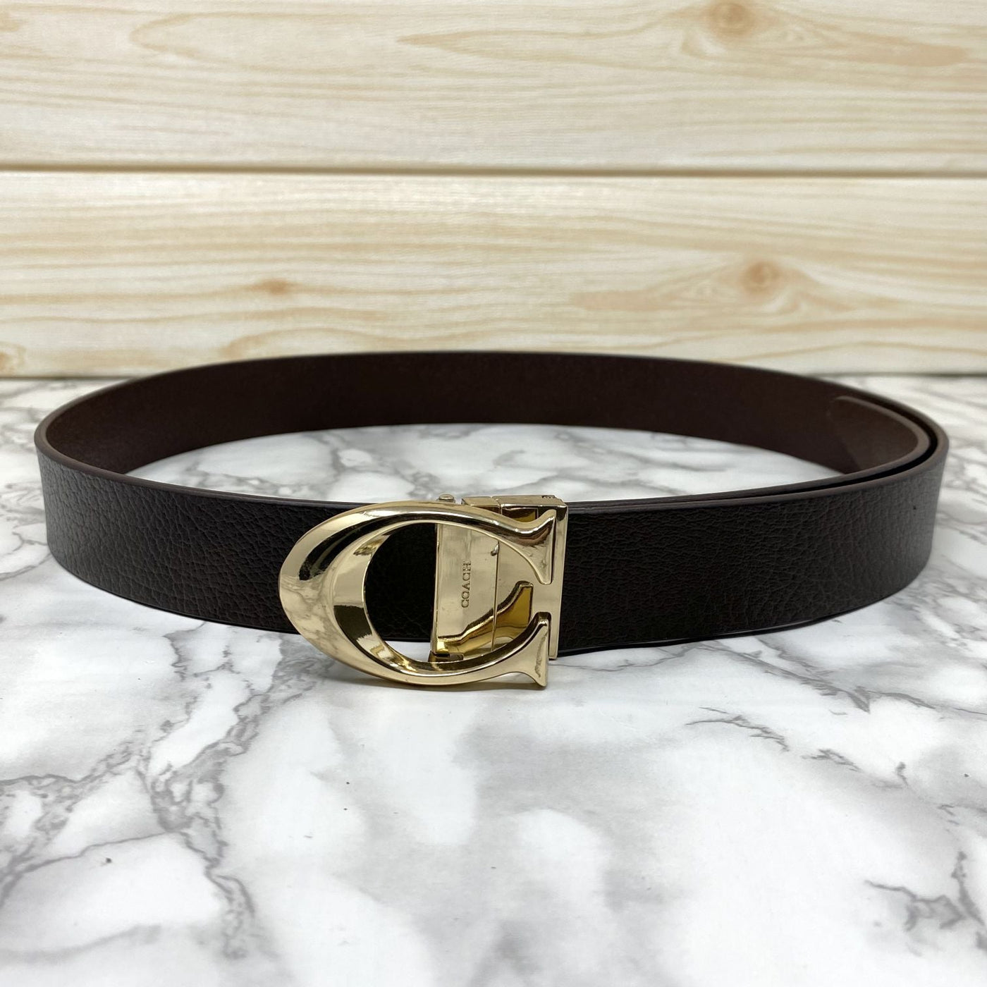 Classy Curve C Design Casual  Genuine Leather Belt-UniqueandClassy