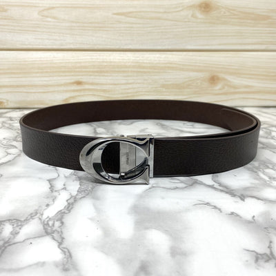 Classy Curve C Design Casual  Genuine Leather Belt-UniqueandClassy