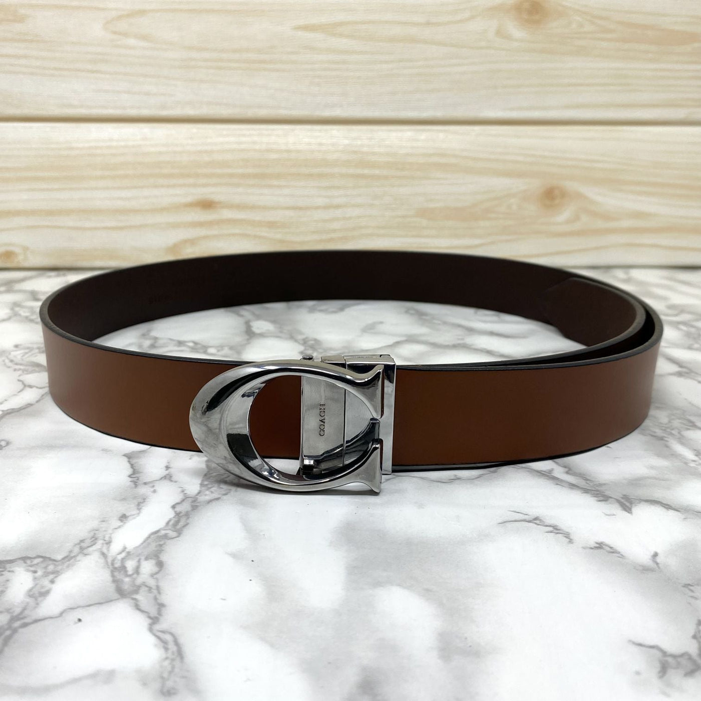 Classy Curve C Design Casual  Genuine Leather Belt-UniqueandClassy