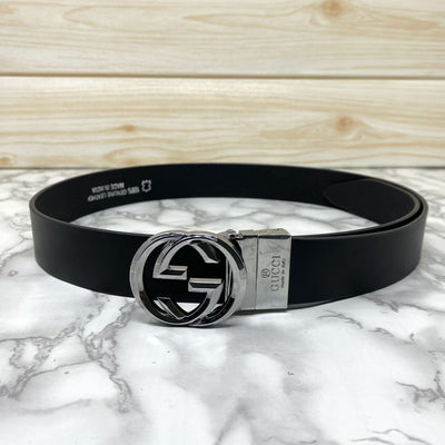 Trendy Round Leather Strap Belt For Men-UniqueandClassy