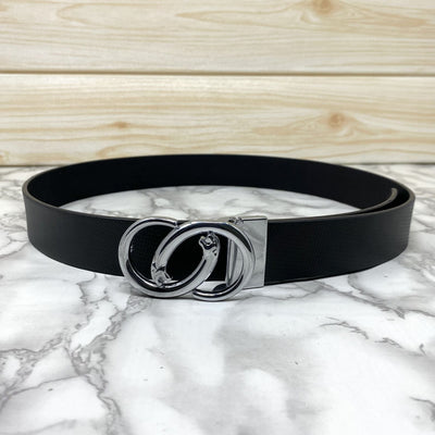 Classic Jaguar Design Leather Strap Belt-UniqueandClassy