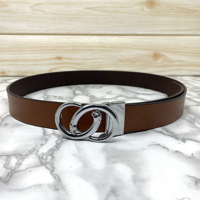 Classic Jaguar Design Leather Strap Belt-UniqueandClassy