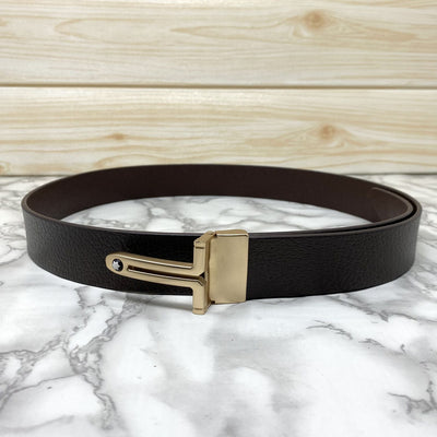 T-Shape Formal and Casual Leather Strap Belt-UniqueandClassy