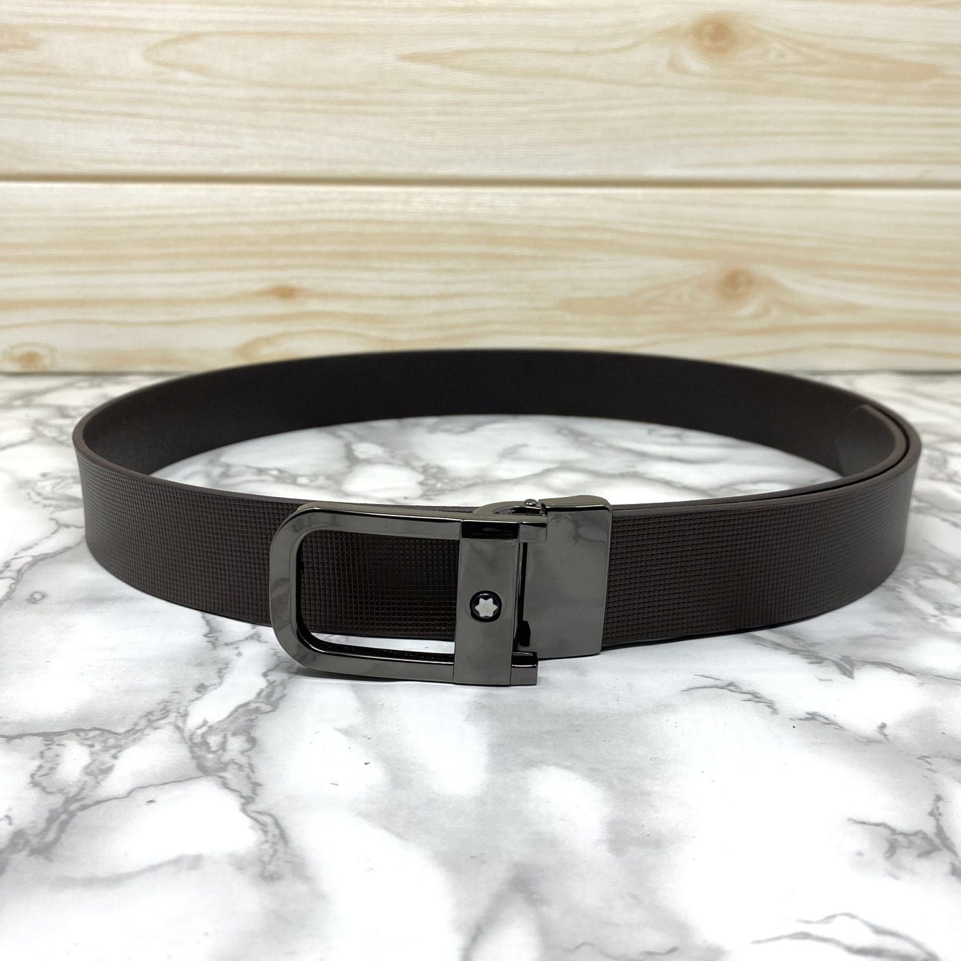 Casual U-Shape Leather Strap Belt For Men-UniqueandClassy